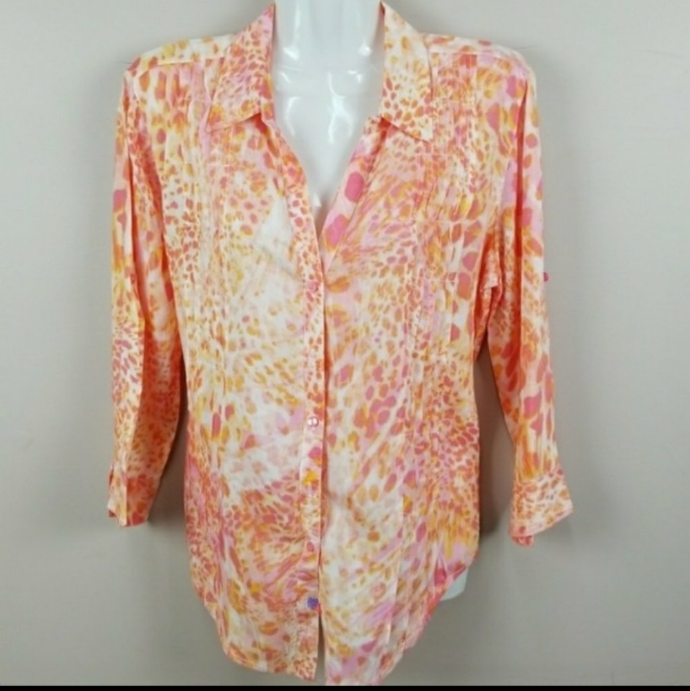 Gloria Vanderbilt size S EUC top